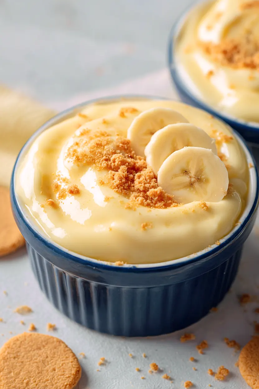 banana pudding for two
