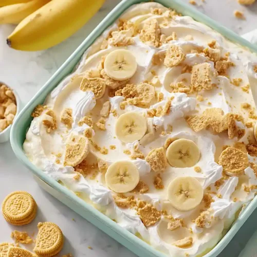 golden oreo banana pudding
