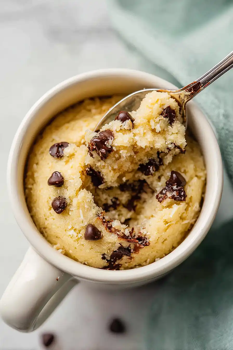 coconut mug cake