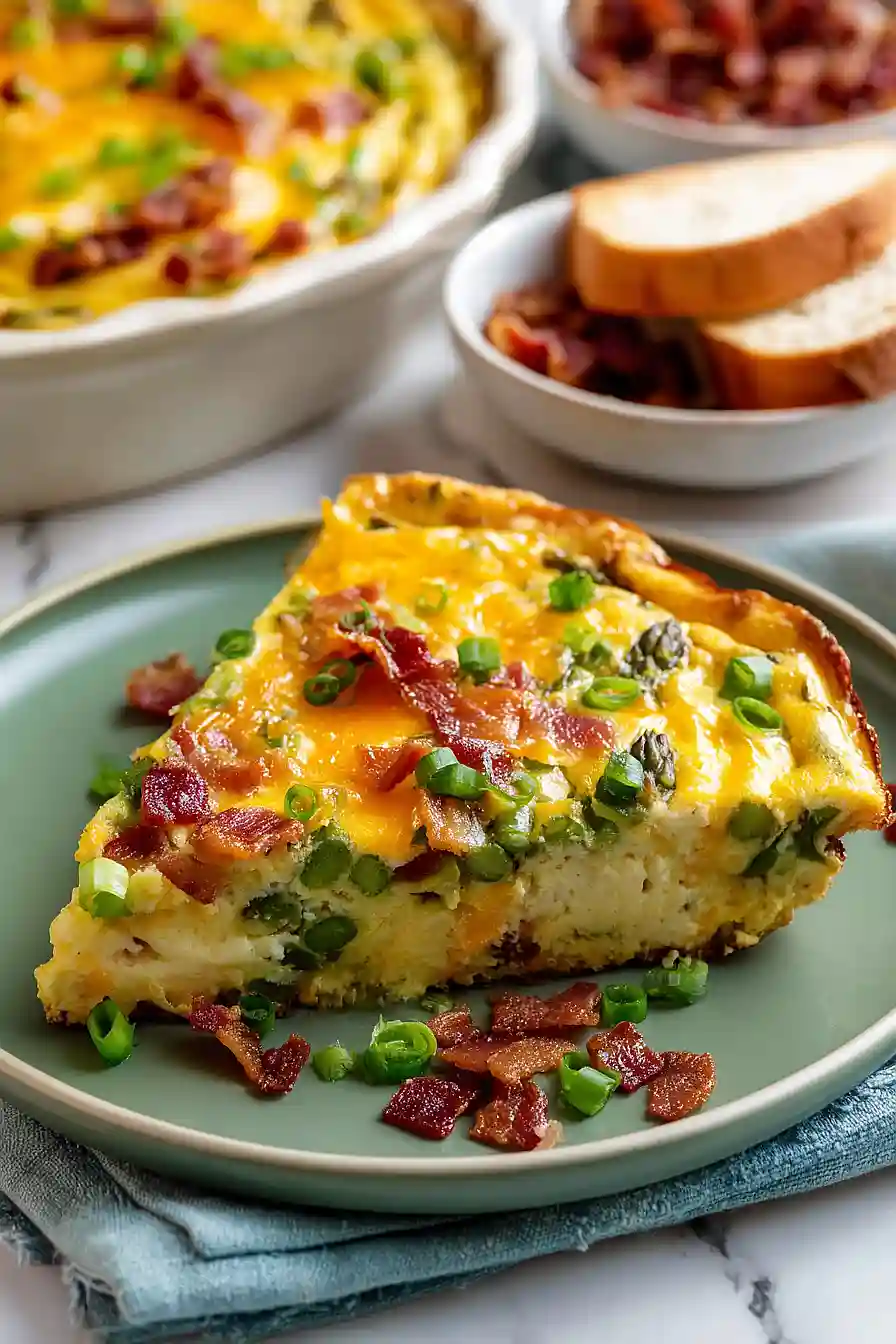 bacon and asparagus frittata