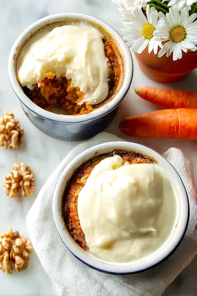 carrot cake for two