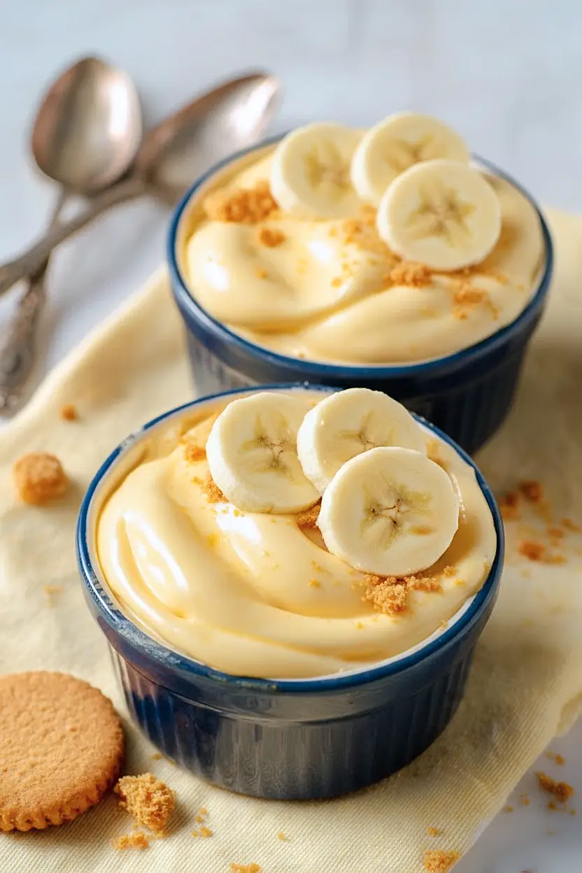 banana pudding for two