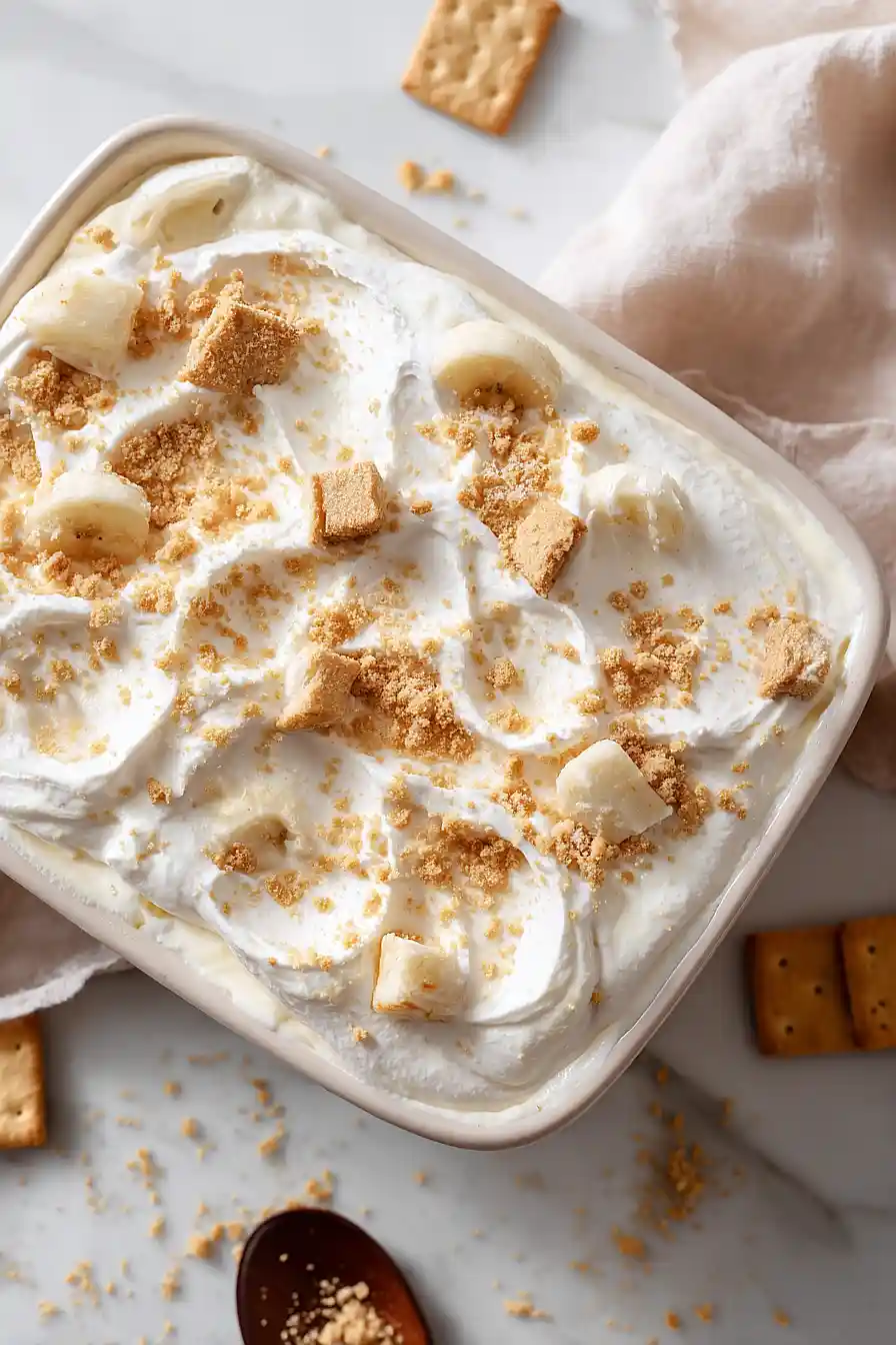 banana pudding with graham crackers
