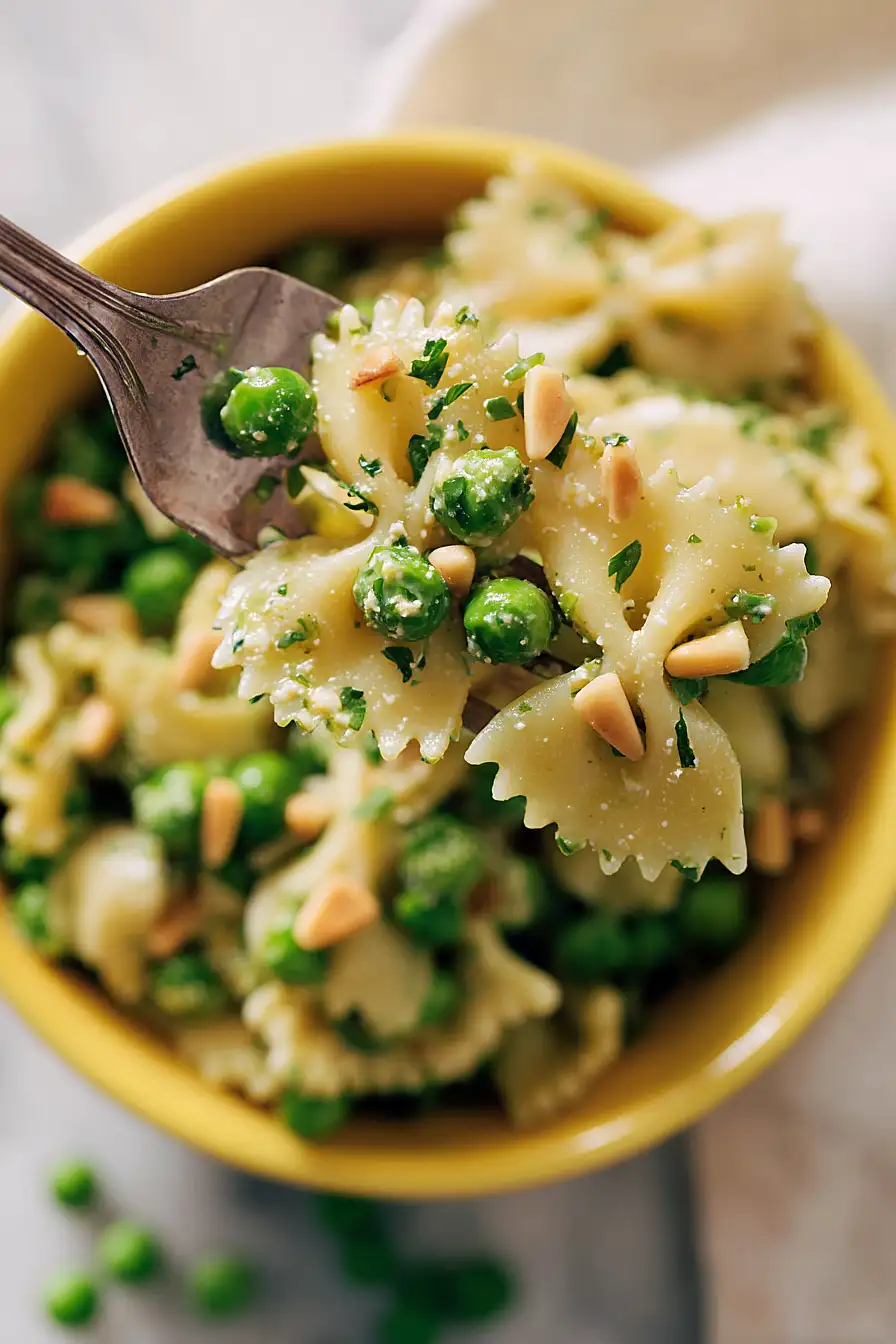 ina garten's pasta salad with peas