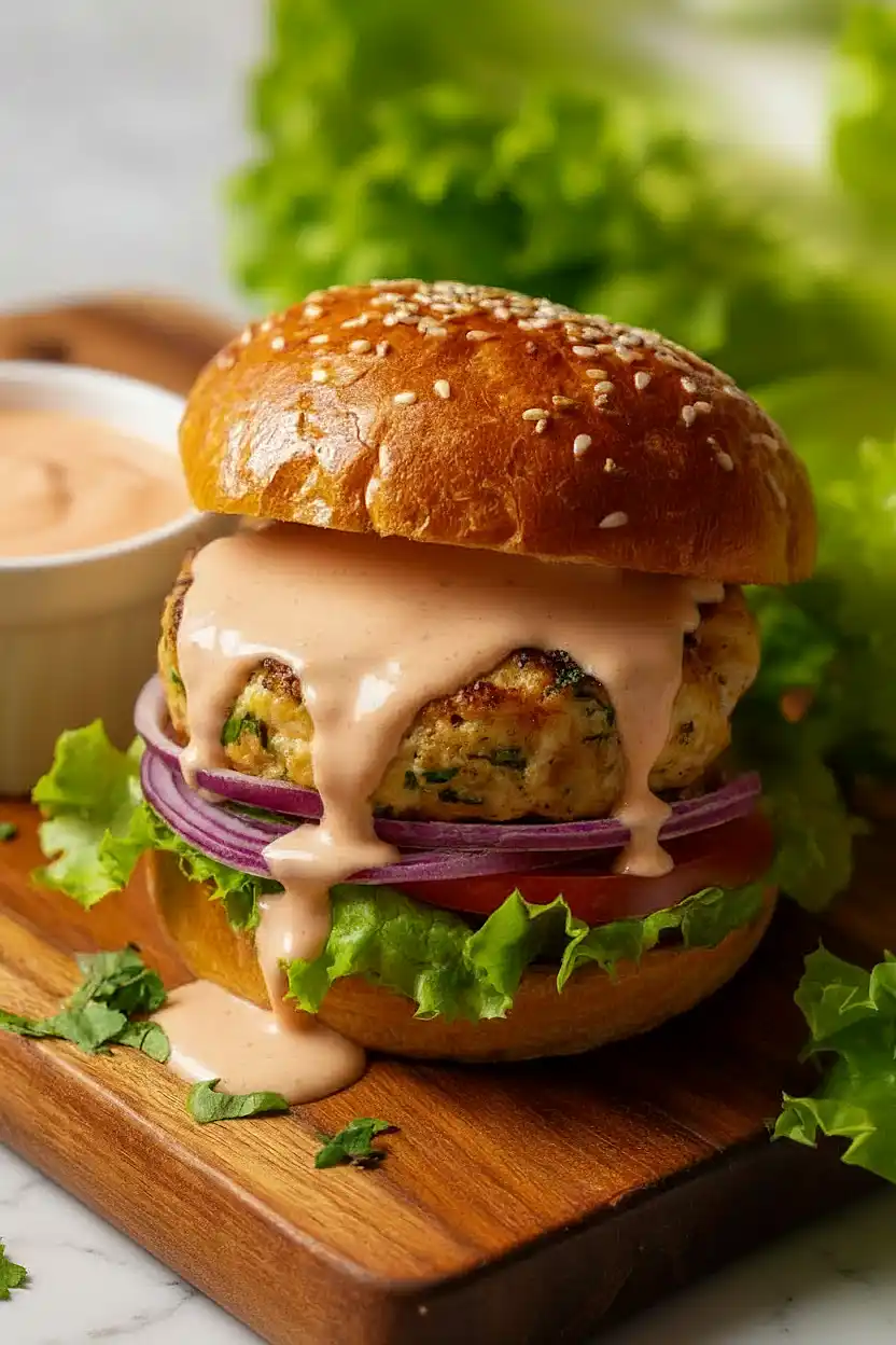 bang bang chicken burger