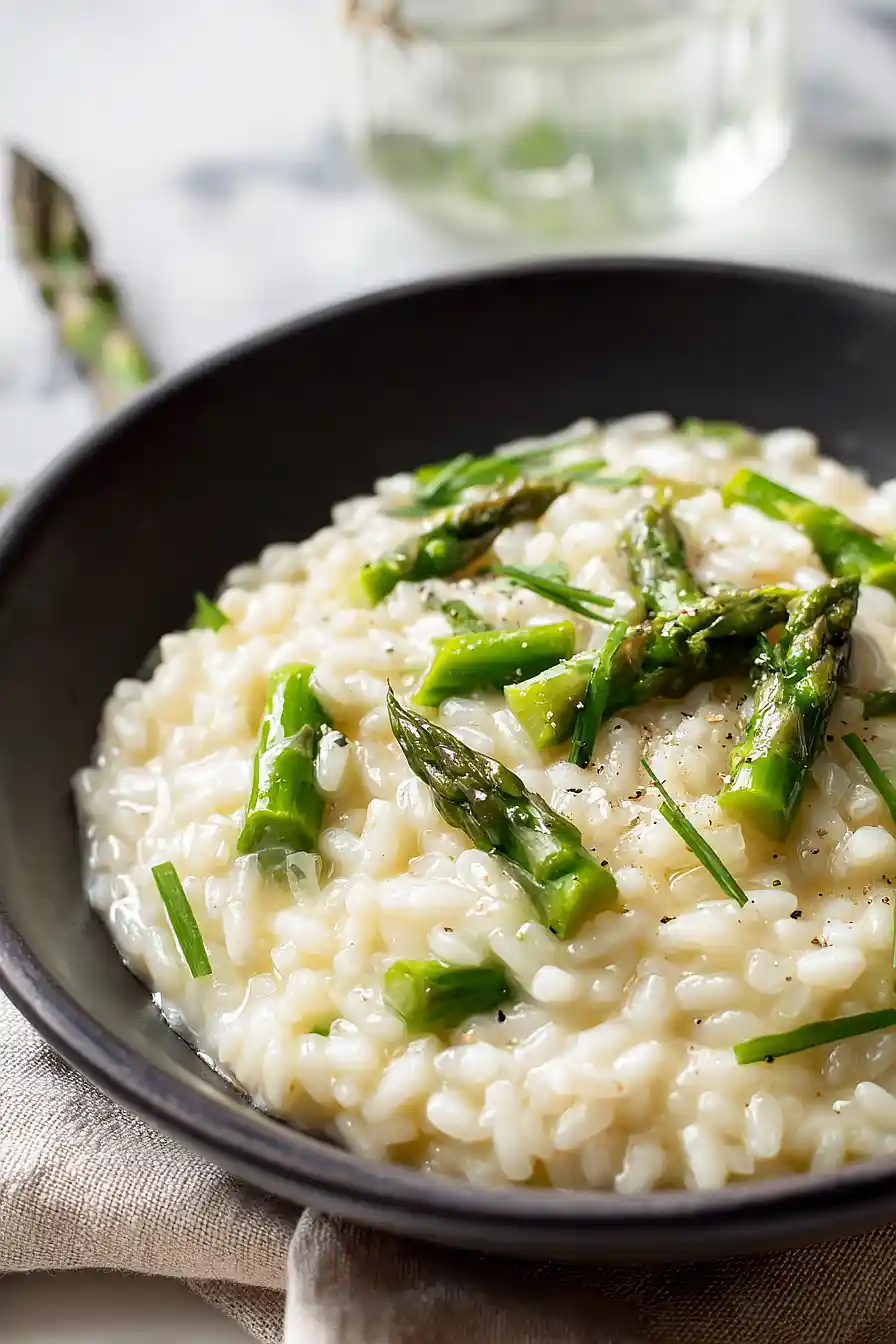 asparagus risotto