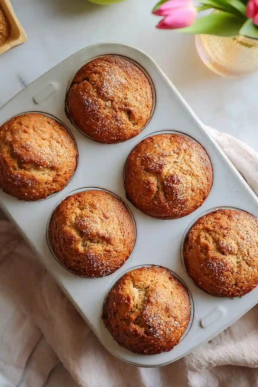 rhubarb applesauce muffins