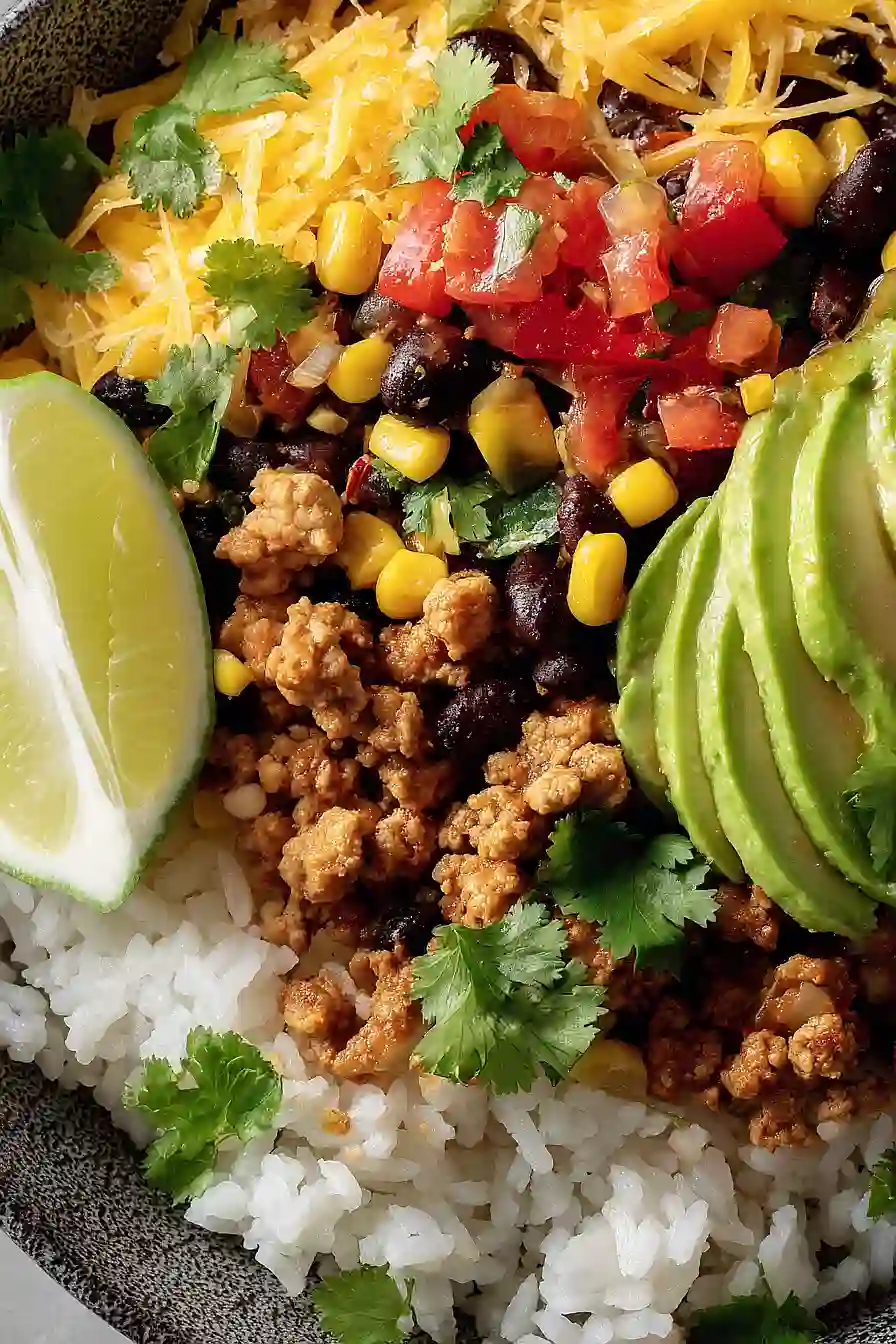 Ground Turkey Burrito Bowls