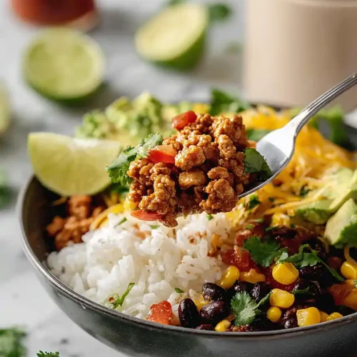 Ground Turkey Burrito Bowls