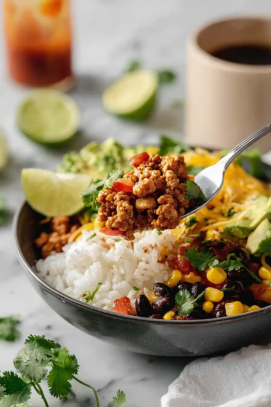 Ground Turkey Burrito Bowls