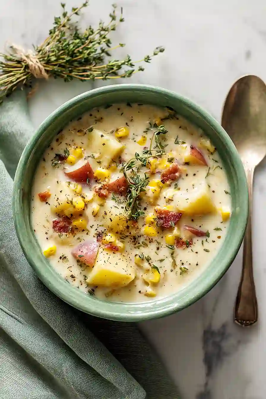 Crockpot Potato Corn Chowder