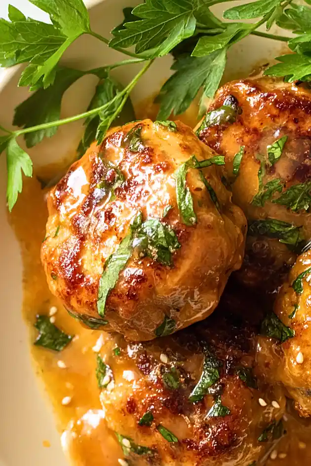 bang bang chicken meatballs