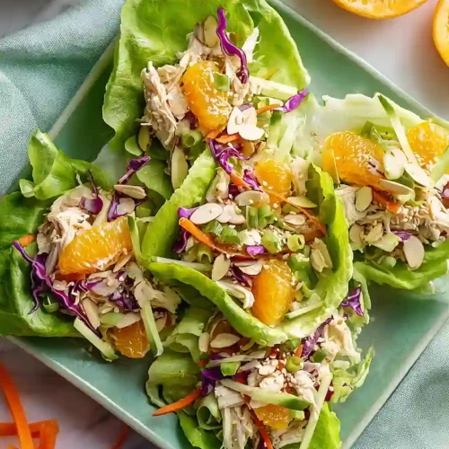 chicken salad lettuce wraps