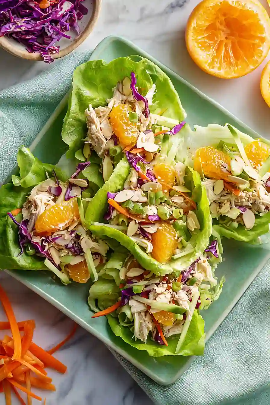 chicken salad lettuce wraps