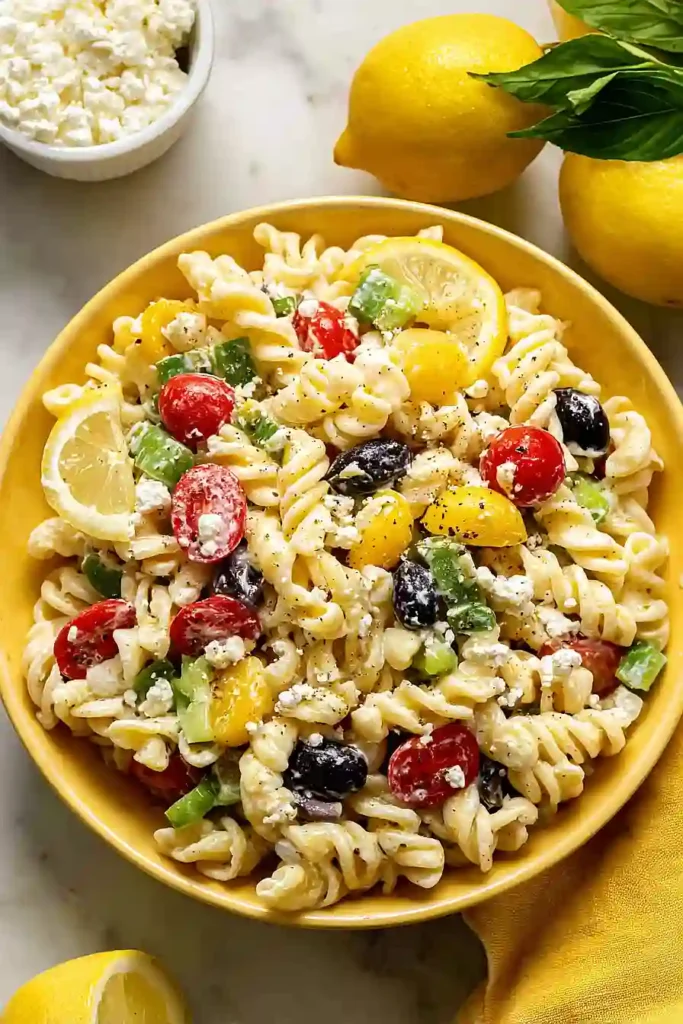 goat cheese pasta salad