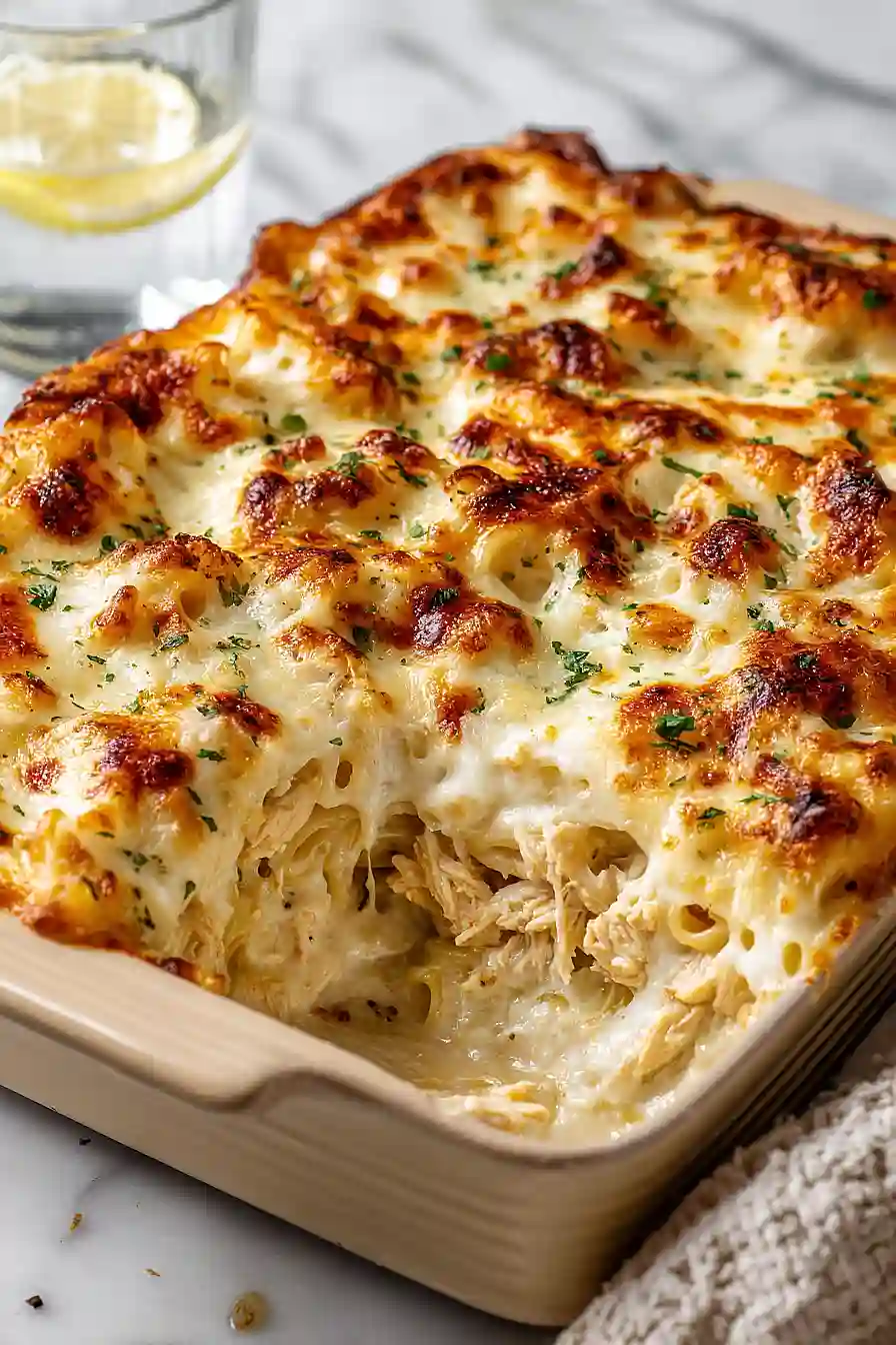 million dollar chicken alfredo bake