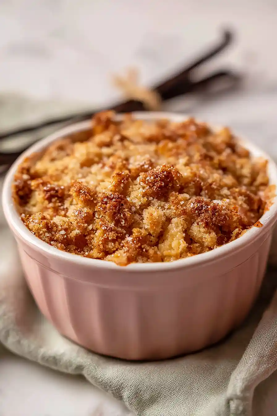 air fryer rhubarb crumble