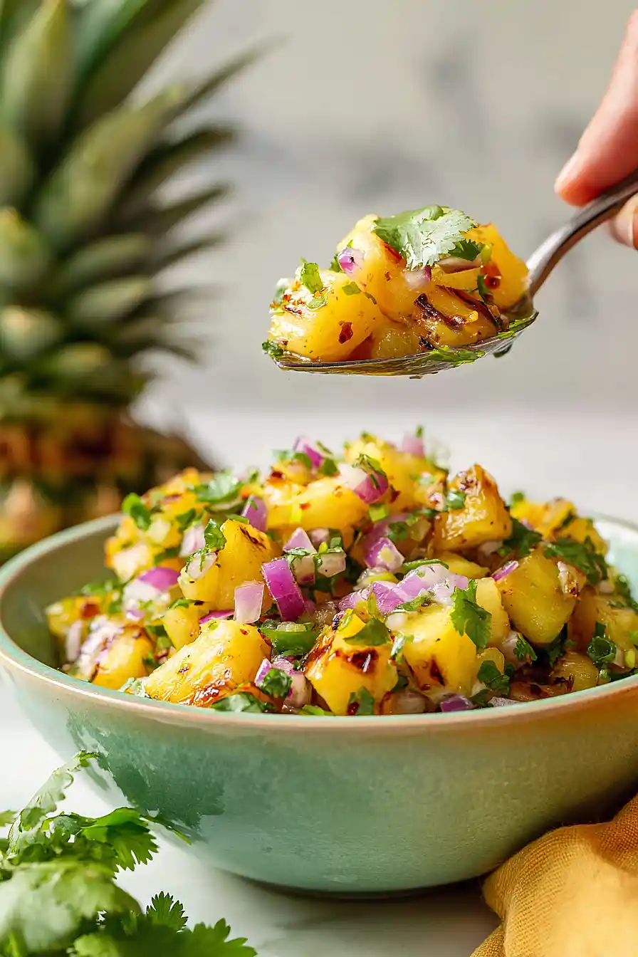 grilled pineapple jalapeño salsa