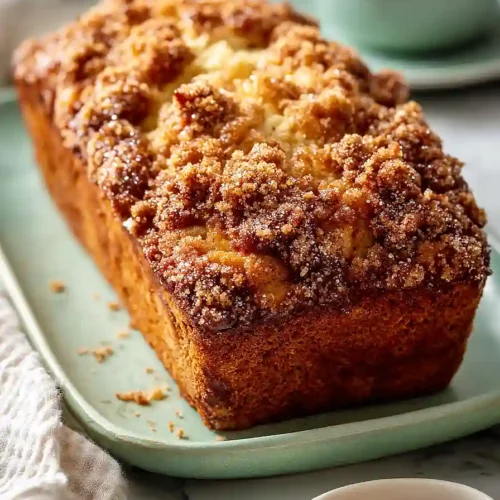 rhubarb crumble bread