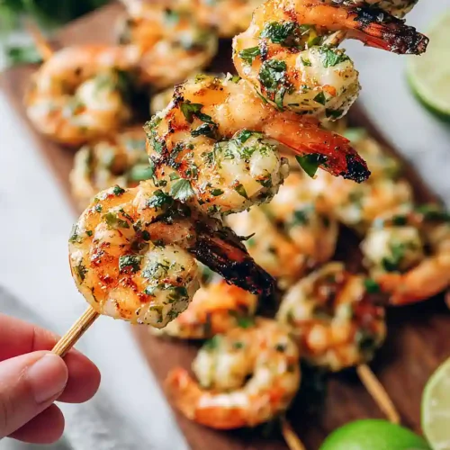 cilantro lime grilled shrimp
