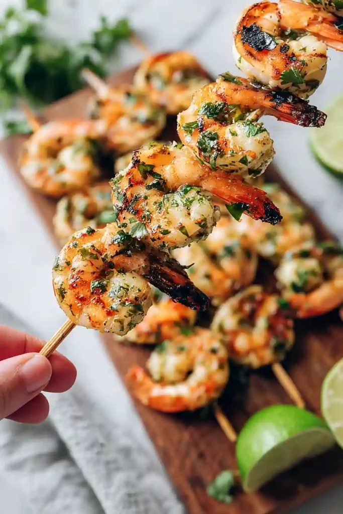 cilantro lime grilled shrimp