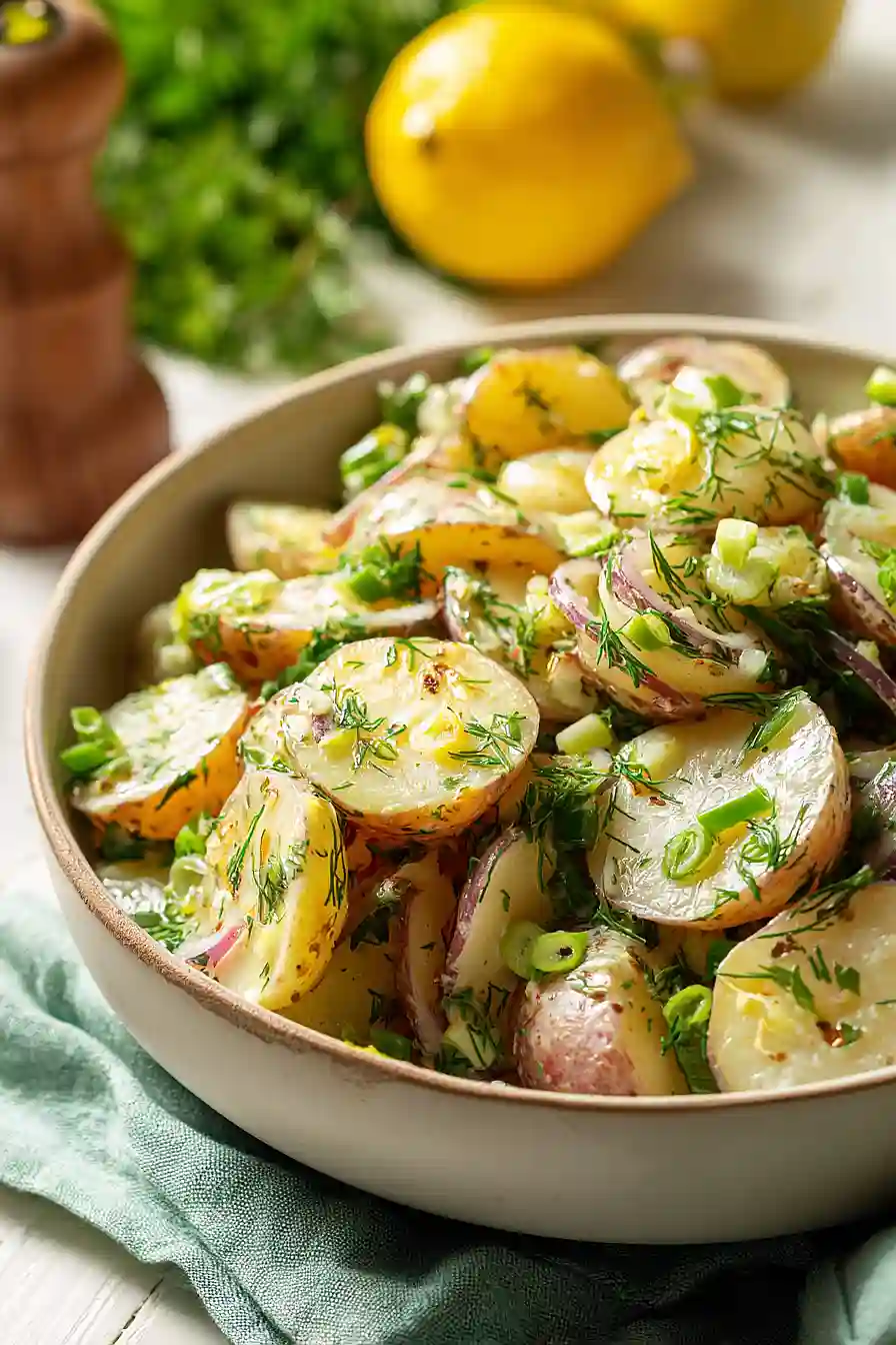 french potato salad with dill