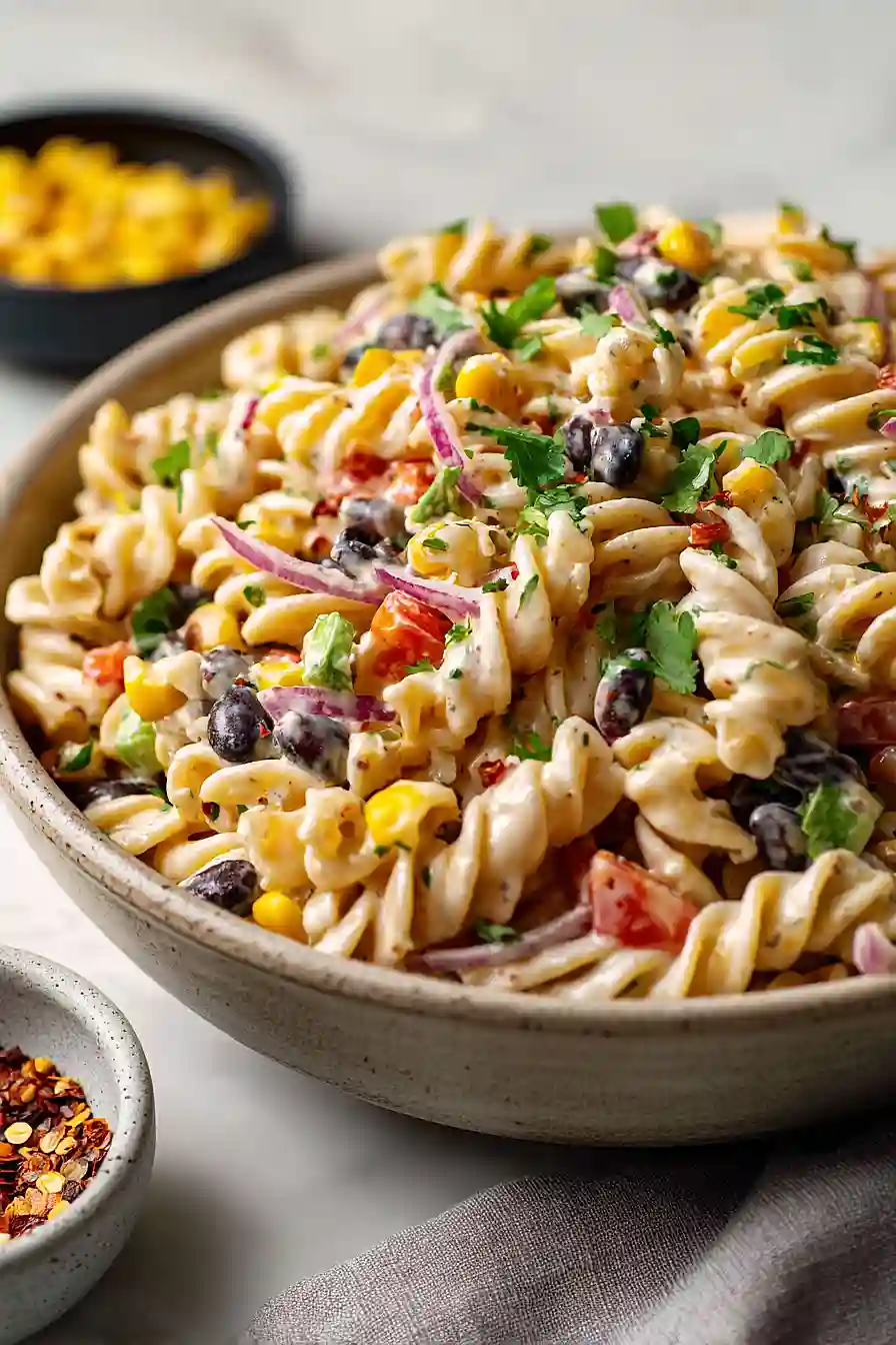 High Protein Southwest Pasta Salad