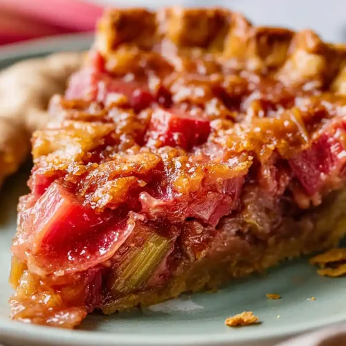 ginger rhubarb pie