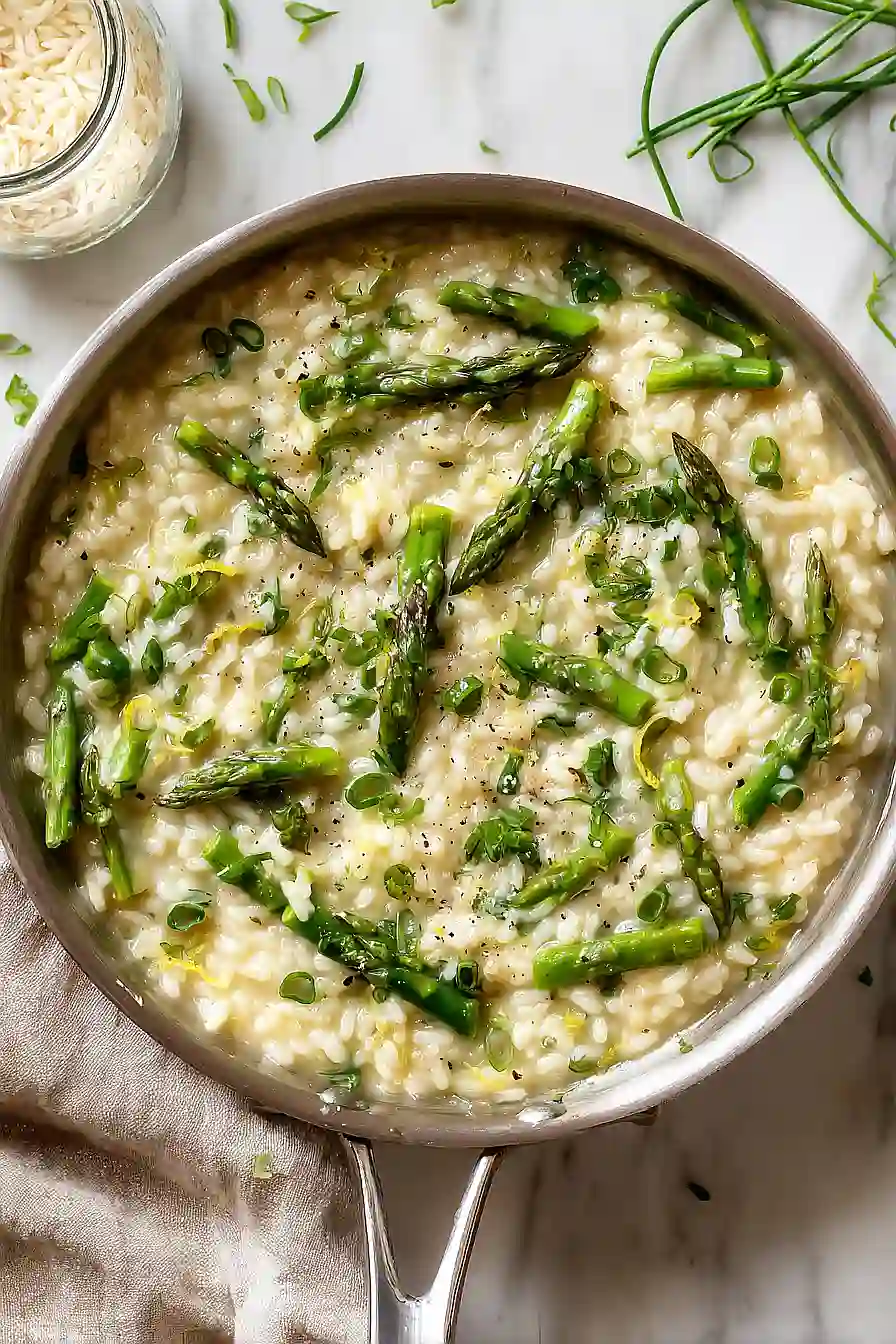 asparagus risotto