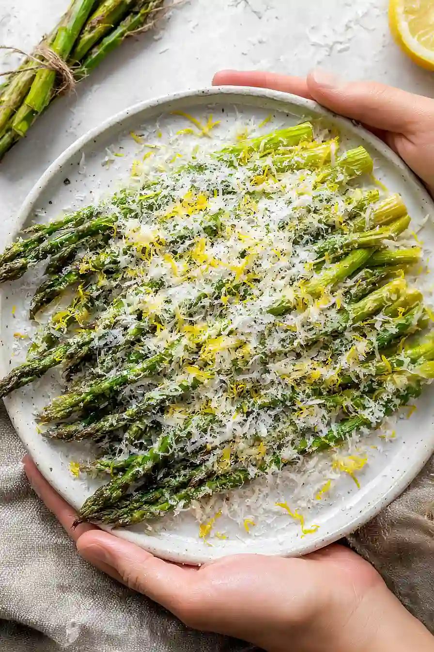 grilled lemon parmesan asparagus
