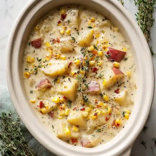 Crockpot Potato Corn Chowder