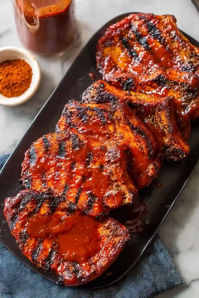 grilled kansas city pork chops