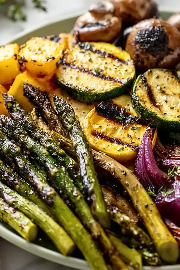 grilled vegetables with asparagus