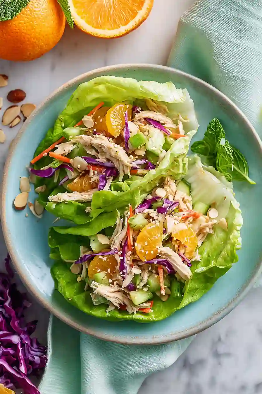 chicken salad lettuce wraps