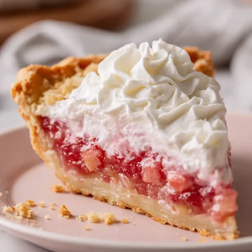 rhubarb dream pie