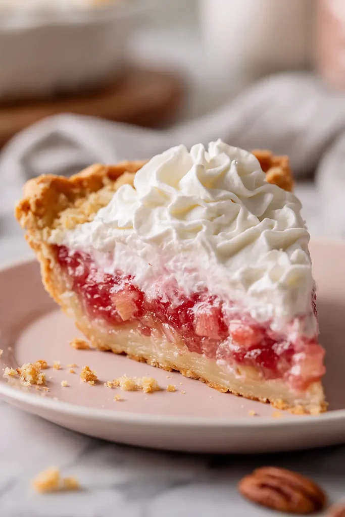 rhubarb dream pie