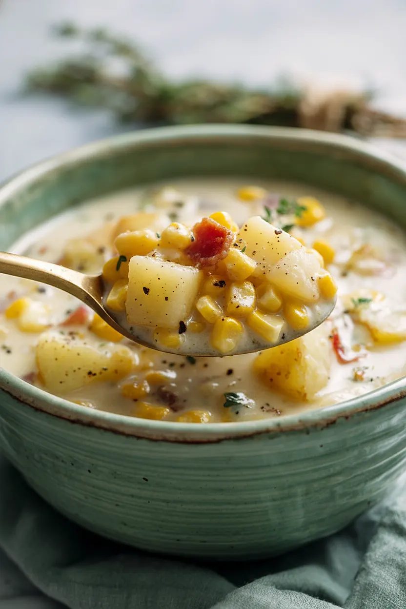 Crockpot Potato Corn Chowder