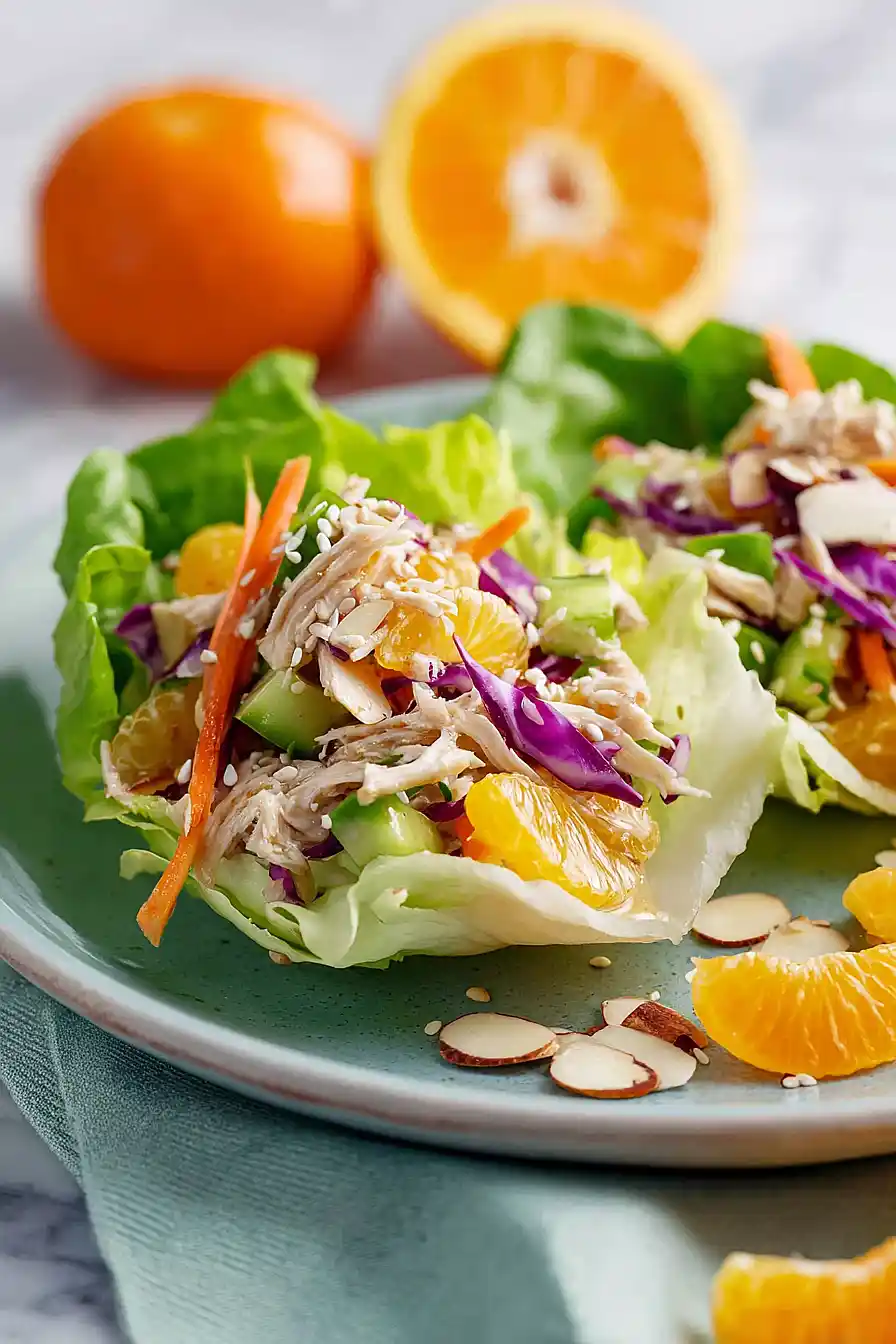 chicken salad lettuce wraps