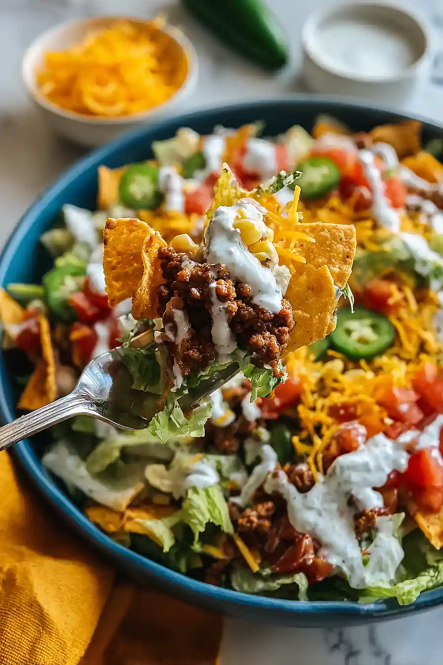 High Protein Taco salad