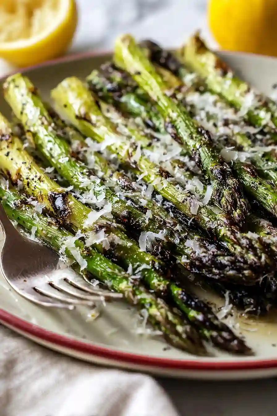 grilled asparagus with parmesan