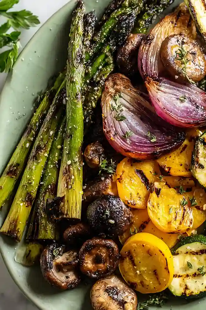 grilled vegetables with asparagus