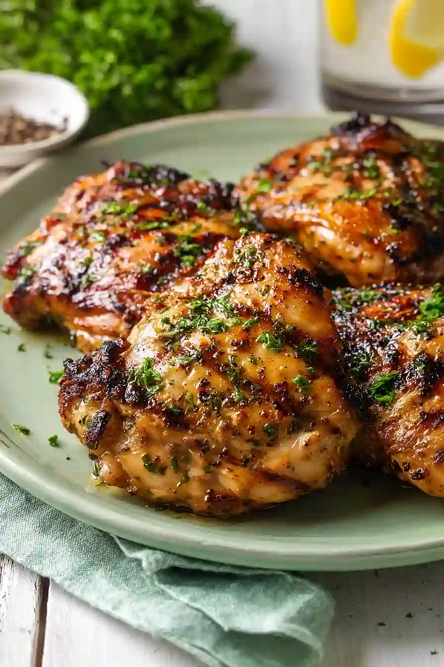 grilled chicken thighs