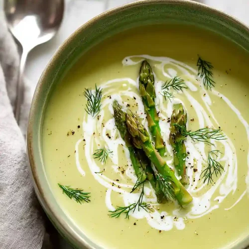 keto cream of asparagus soup