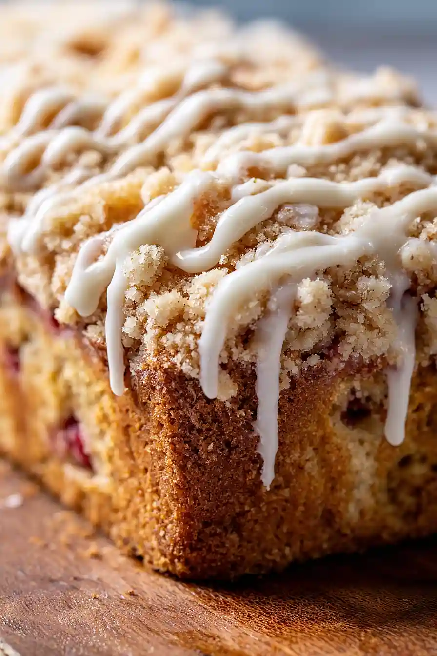 strawberry rhubarb bread