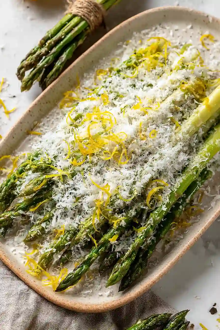 grilled lemon parmesan asparagus