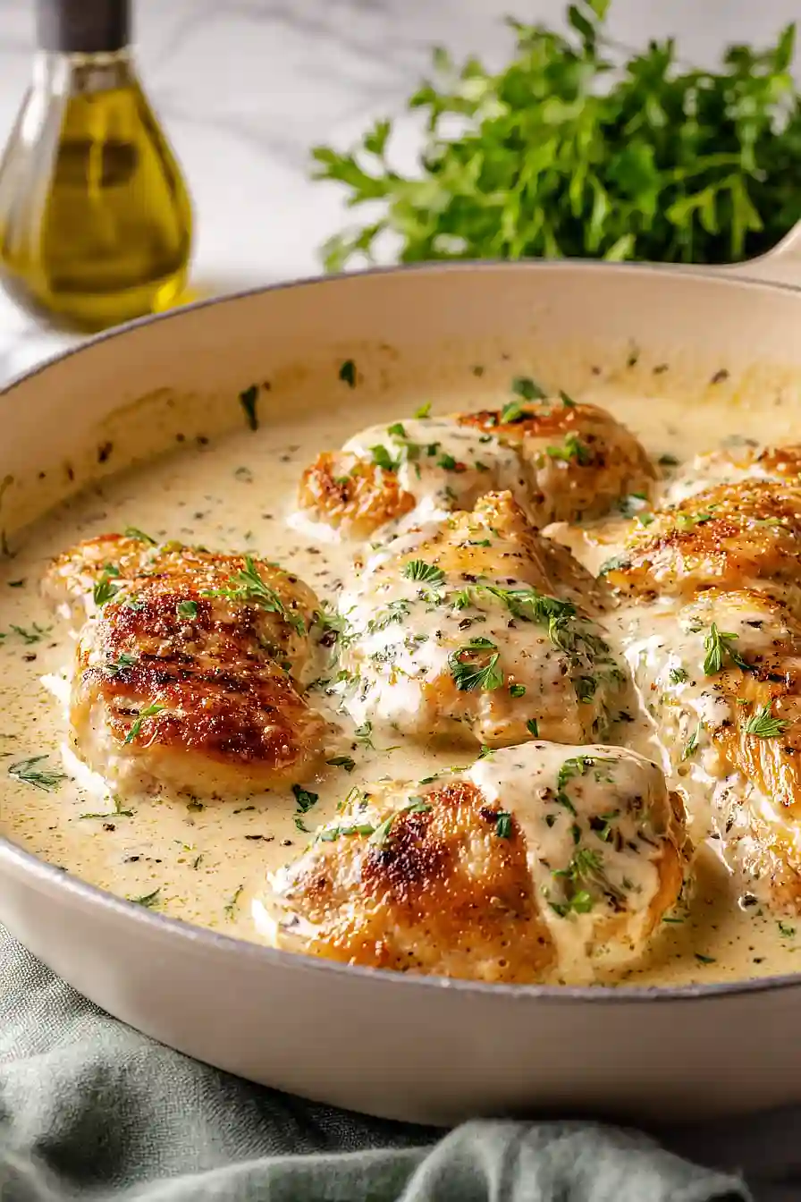 creamy parmesan garlic chicken