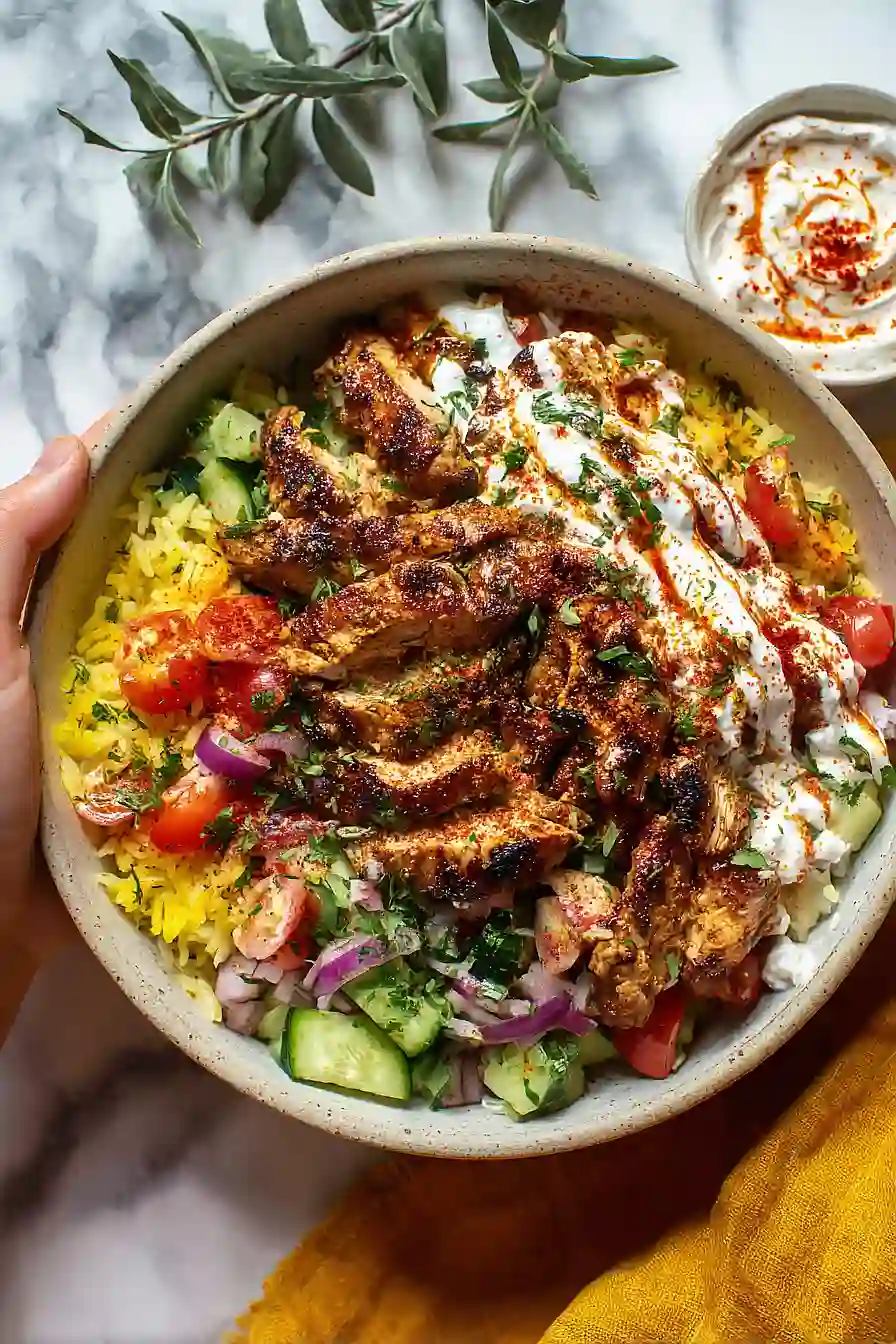 mediterranean chicken bowls