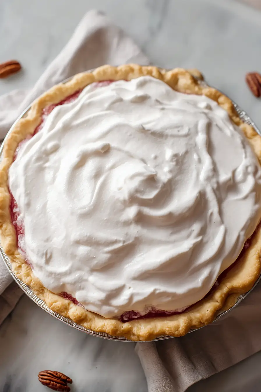 rhubarb dream pie