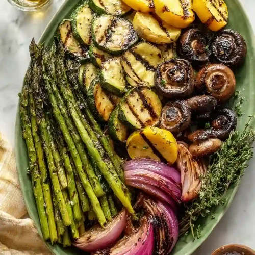 grilled vegetables with asparagus