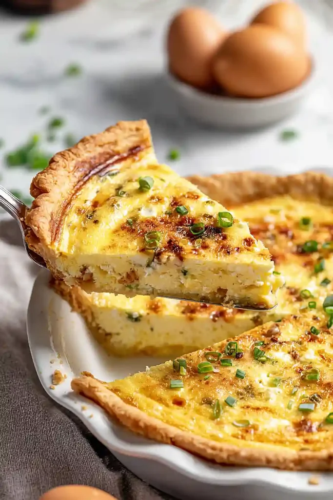 High Protein Cottage Cheese Quiche
